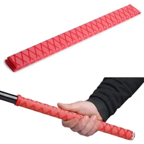 1m Fish Rod Heat Shrinkable Hand Handling Insulation Non-Slip Waterproof Sleeve, Specification: Diameter 22mm(Red)