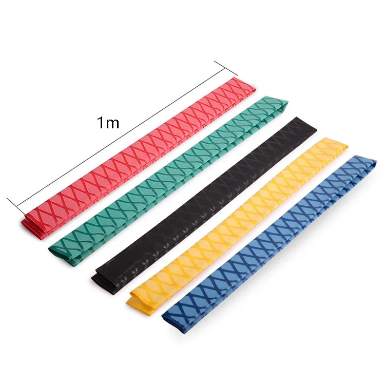 1m Fish Rod Heat Shrinkable Hand Handling Insulation Non-Slip Waterproof Sleeve, Specification: Diameter 25mm(Blue)