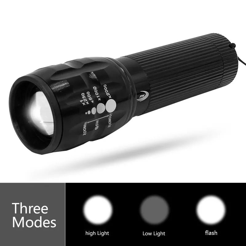 3 Mode Waterproof Torch
