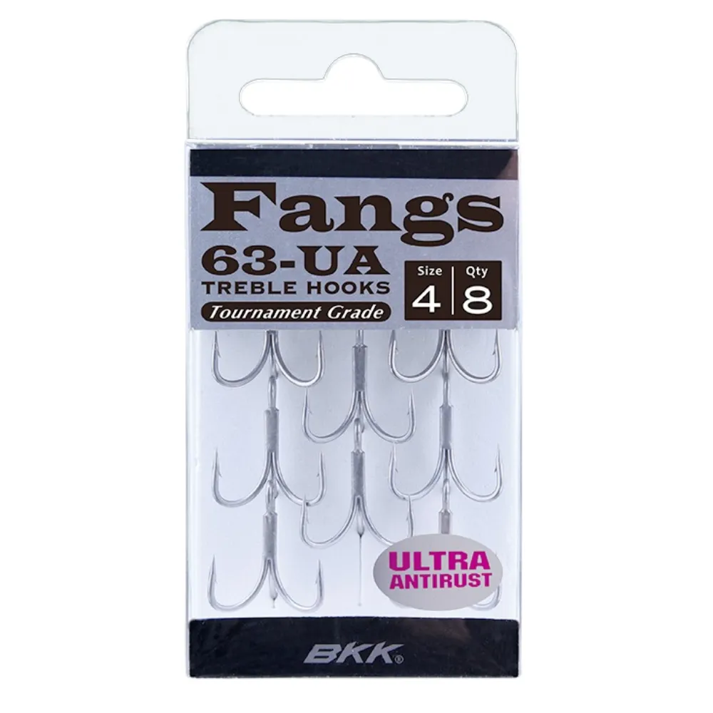 BKK Fangs-63 UA Treble Hooks