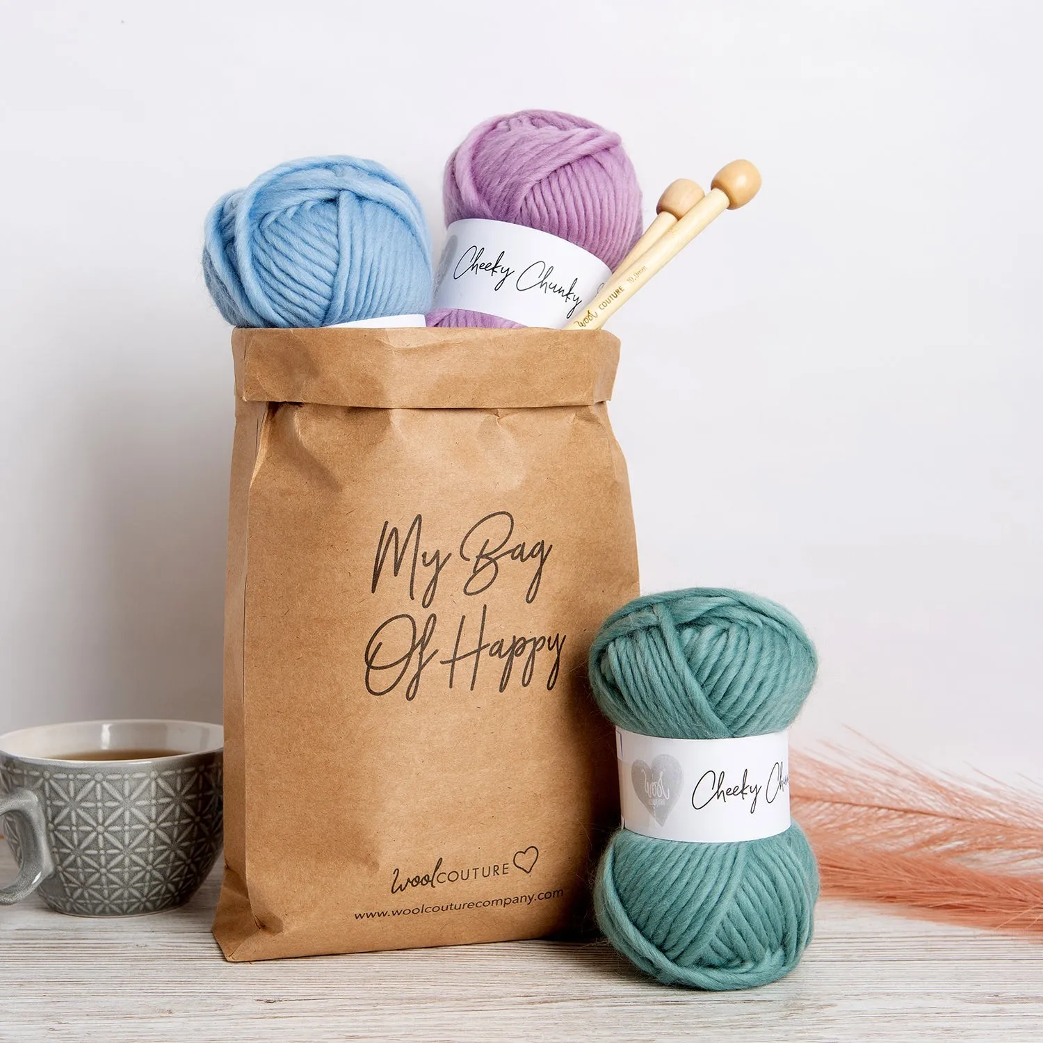 Cable Bag Knitting Kit