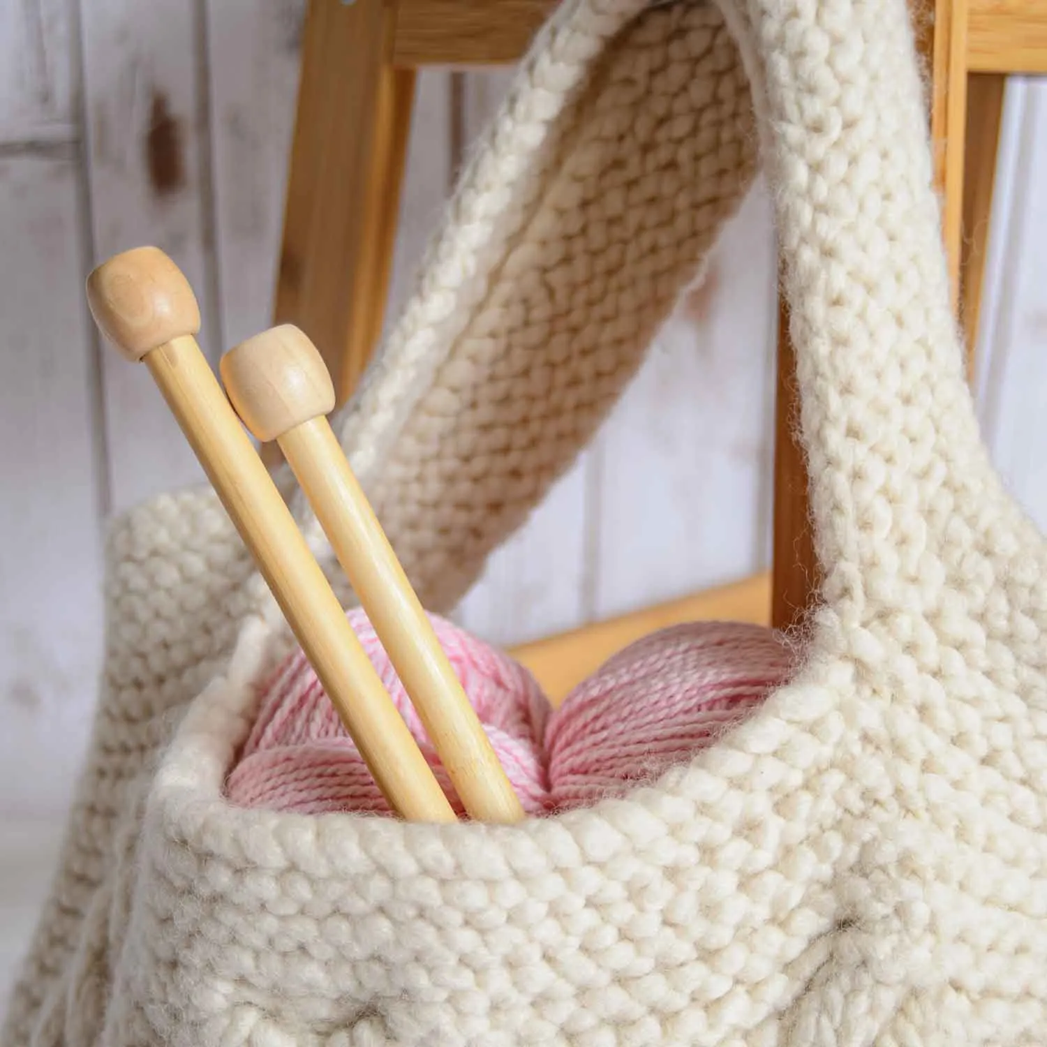 Cable Bag Knitting Kit