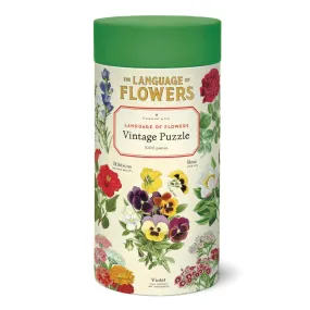 Cavallini 1000pc Vintage Puzzle - Language of Flowers