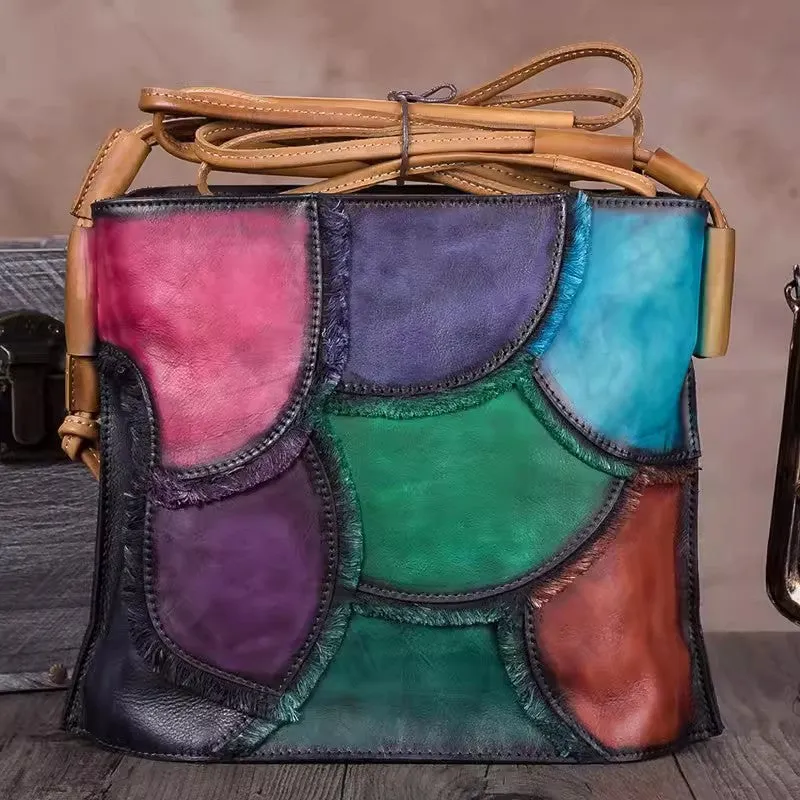 Chic Womens Leather Shoulder Bag Small Shoulder Bags For Women