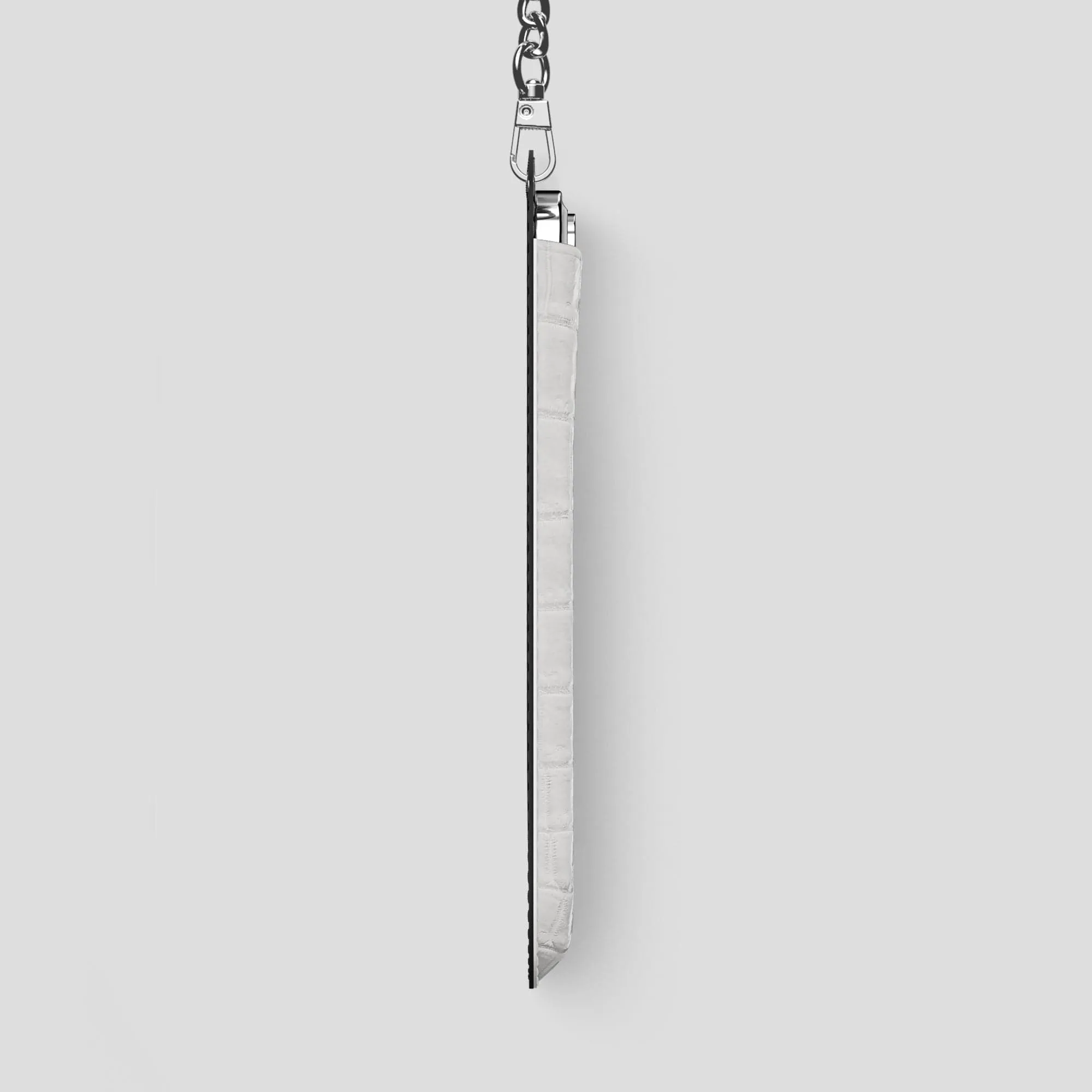 Crossbody Bag For iPhone 14 Pro Max In Himalayan Crocodile