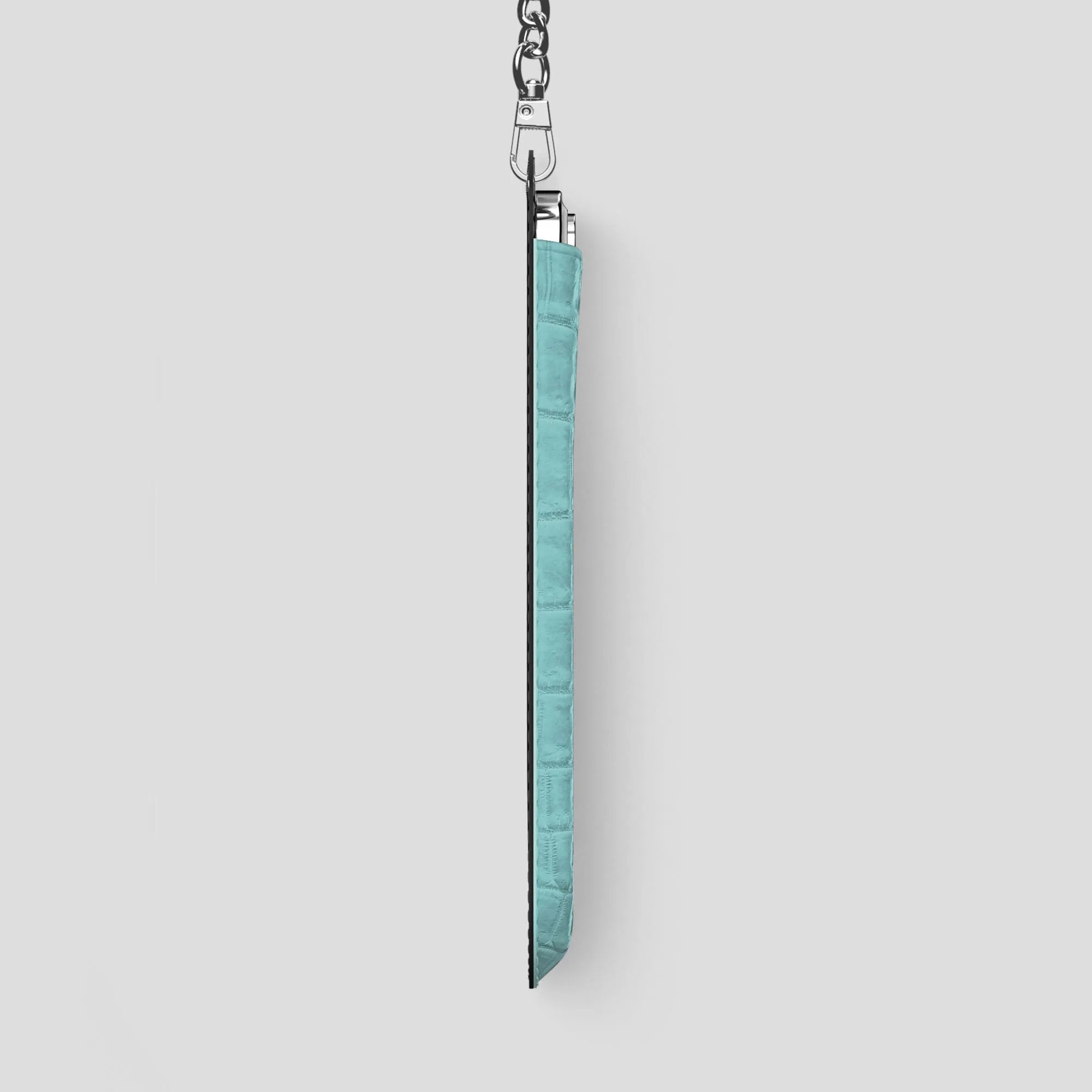Crossbody Bag For iPhone 14 Pro Max In Himalayan Crocodile