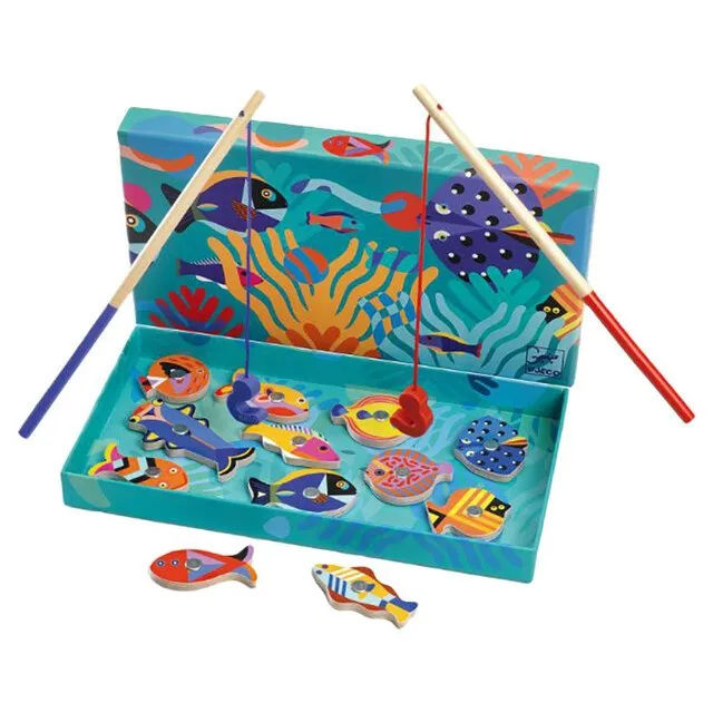 Djeco Magnetics Fishing Games - Fishing Graphic