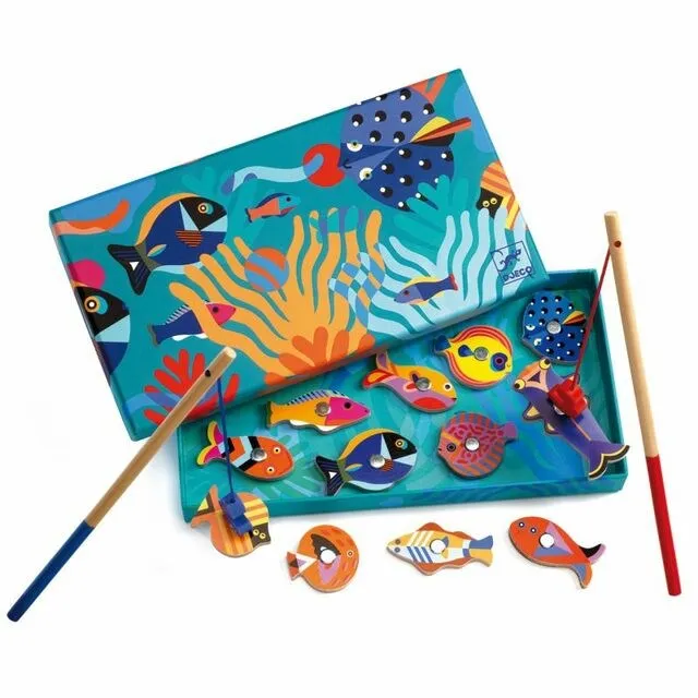 Djeco Magnetics Fishing Games - Fishing Graphic