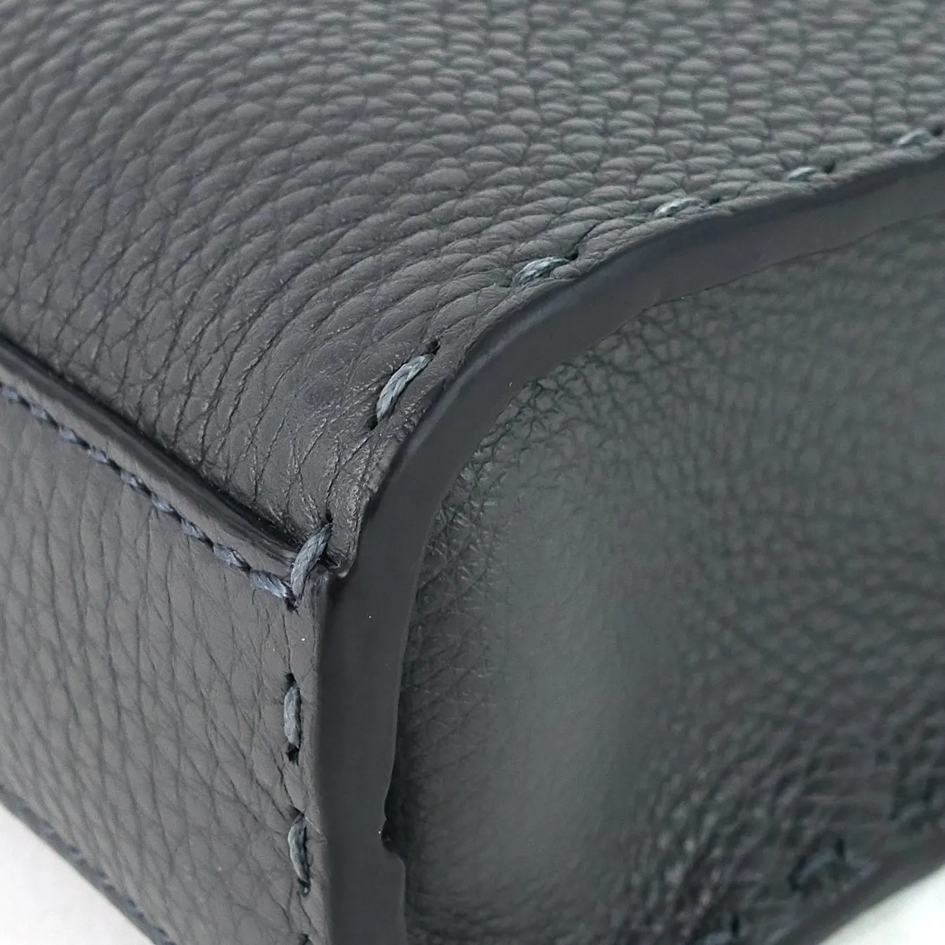 FENDI Peekaboo Fit Mini Selleria Leather Patch Bag
