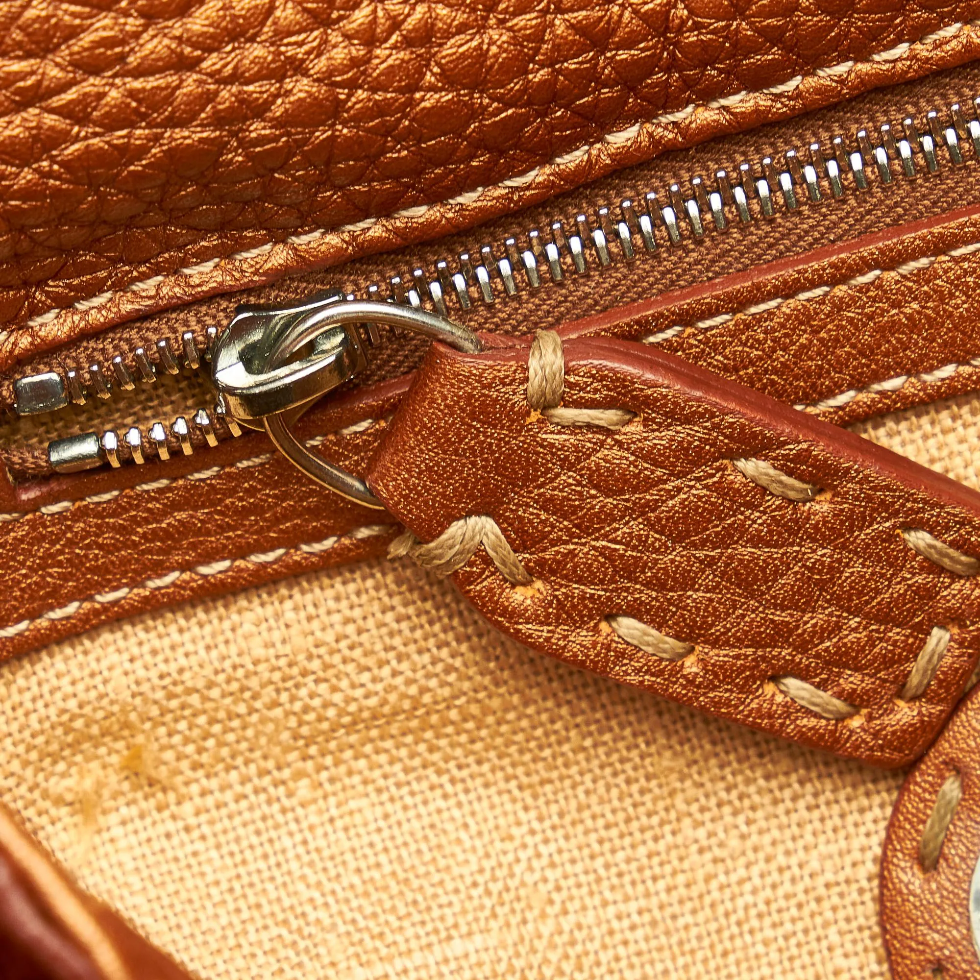 Fendi Selleria Linda Leather Handbag (SHG-37199)