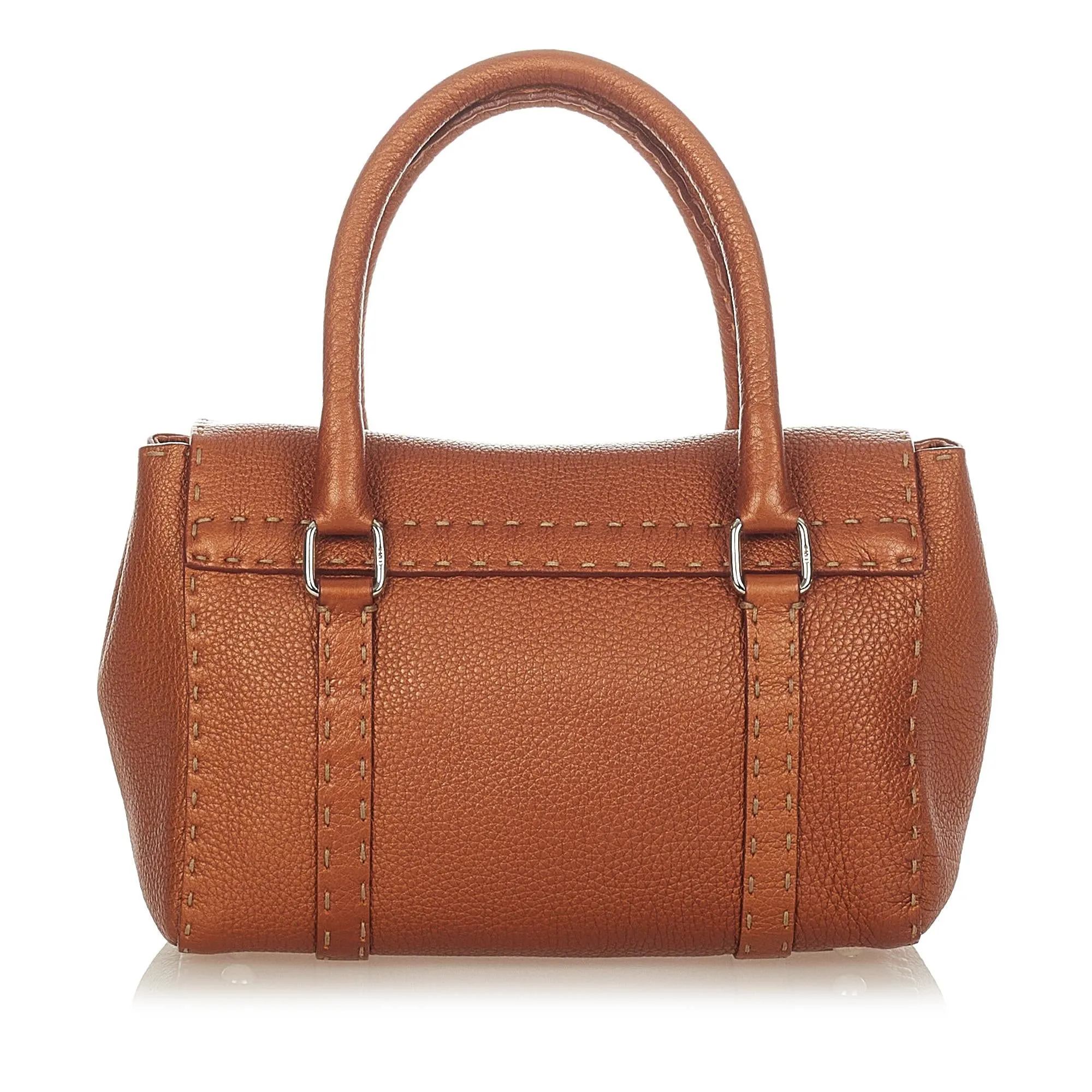 Fendi Selleria Linda Leather Handbag (SHG-37199)