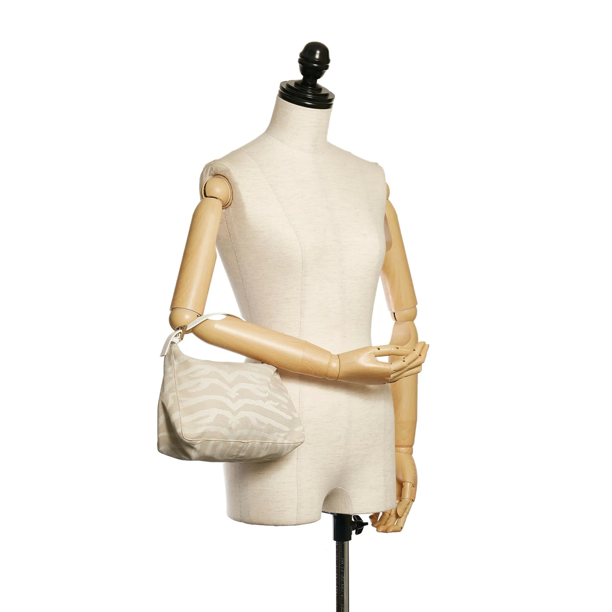 Fendi Tiger Print Canvas Handbag (SHG-37196)
