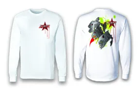 Fish Skulls - Long Sleeve Polyester Fishing Shirt