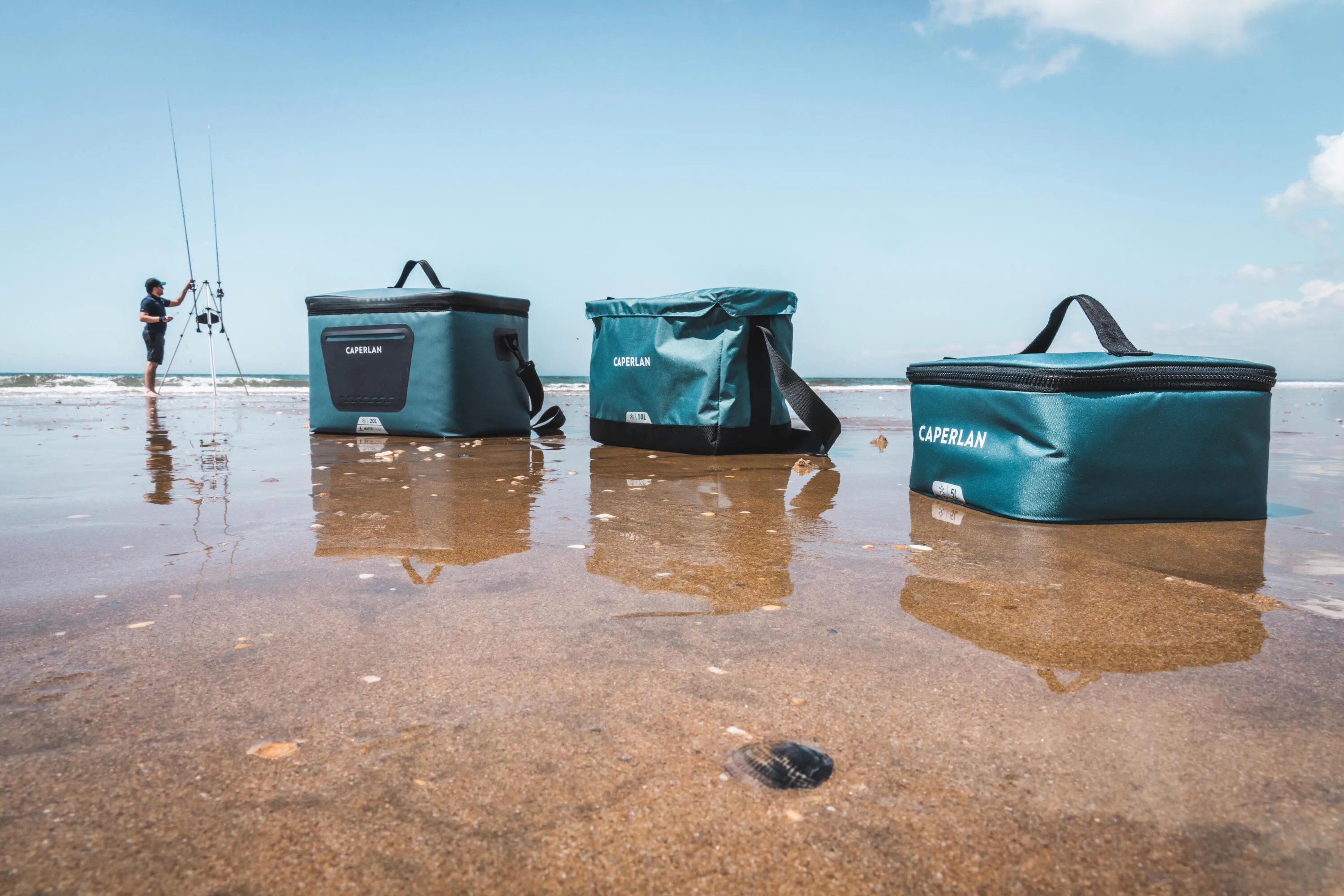 Fishing refrigerator soft S 5 liters - cooling time 2:20 hours CAPERLAN