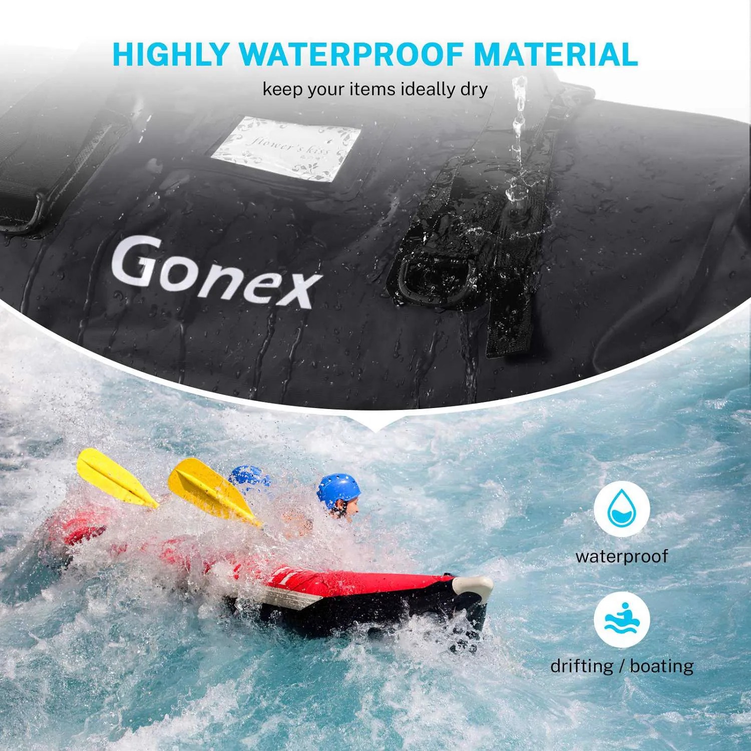 Gonex 40L Waterproof Dry Duffle Bag