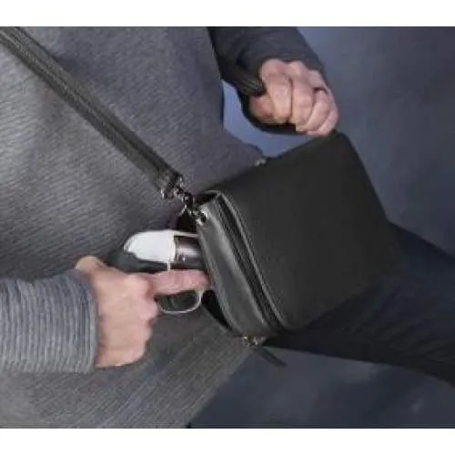 GTM Original Compact Leather Crossbody Organizer