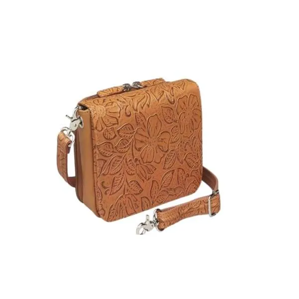 GTM Original Compact Leather Crossbody Organizer