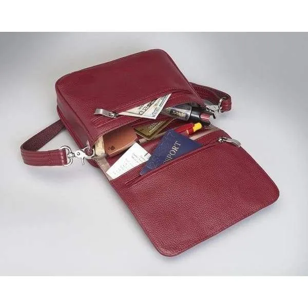 GTM Original Compact Leather Crossbody Organizer