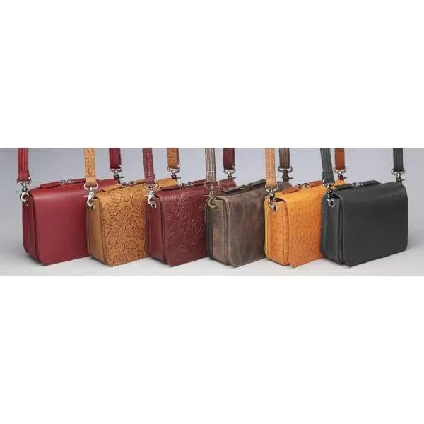 GTM Original Compact Leather Crossbody Organizer