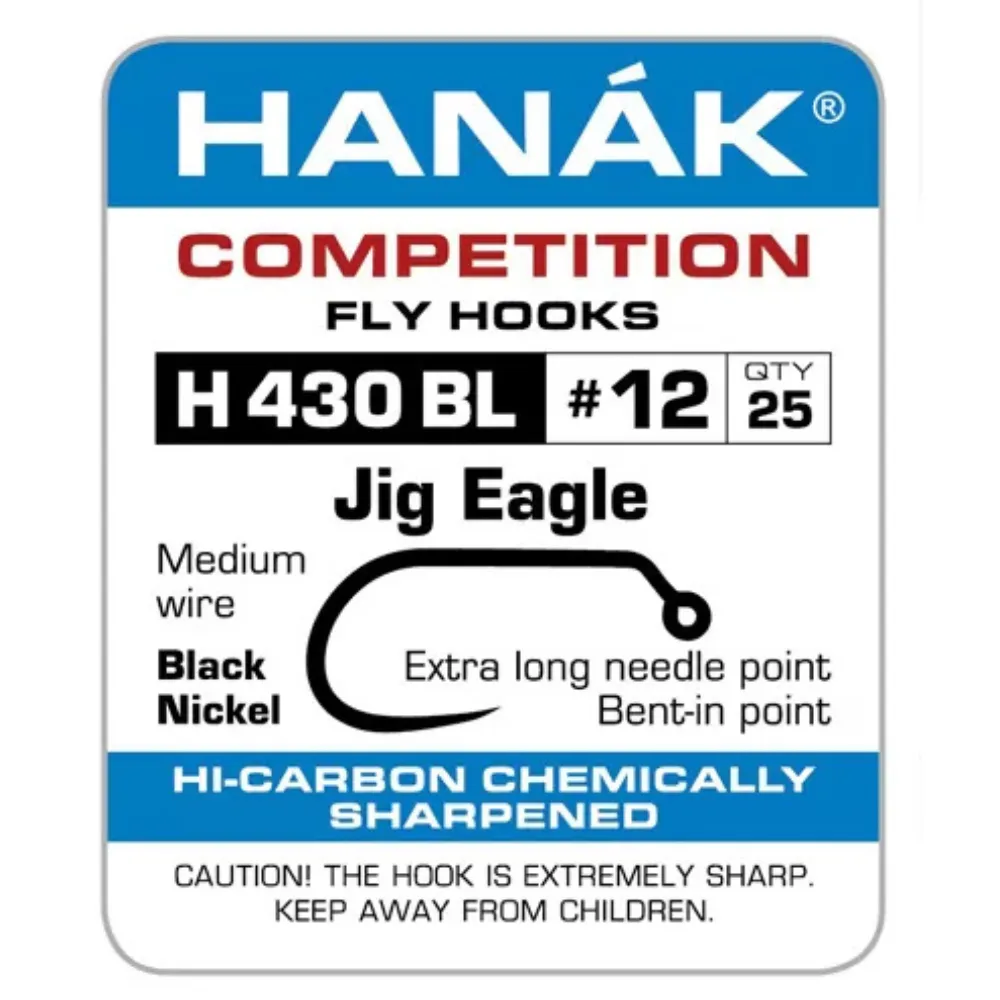 Hanak Jig Eagle H430BL Barbless Hooks