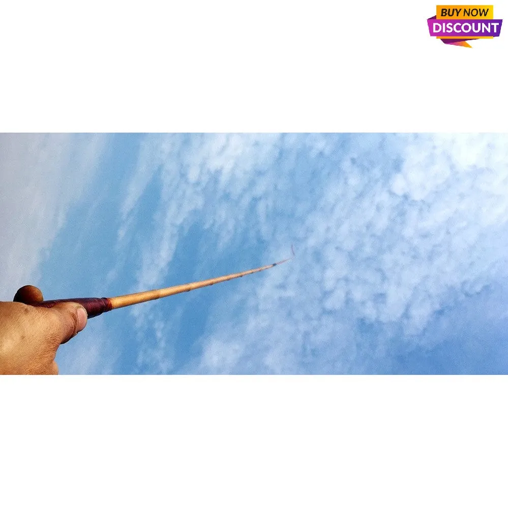 Hand-made Traditional tenkara Bamboo Fishing Rods (2rods 1 Free Tip, Total 3 pcs)