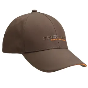 Hunting cap/cap 500 waterproof brown SOLOGNAC, coffee brown