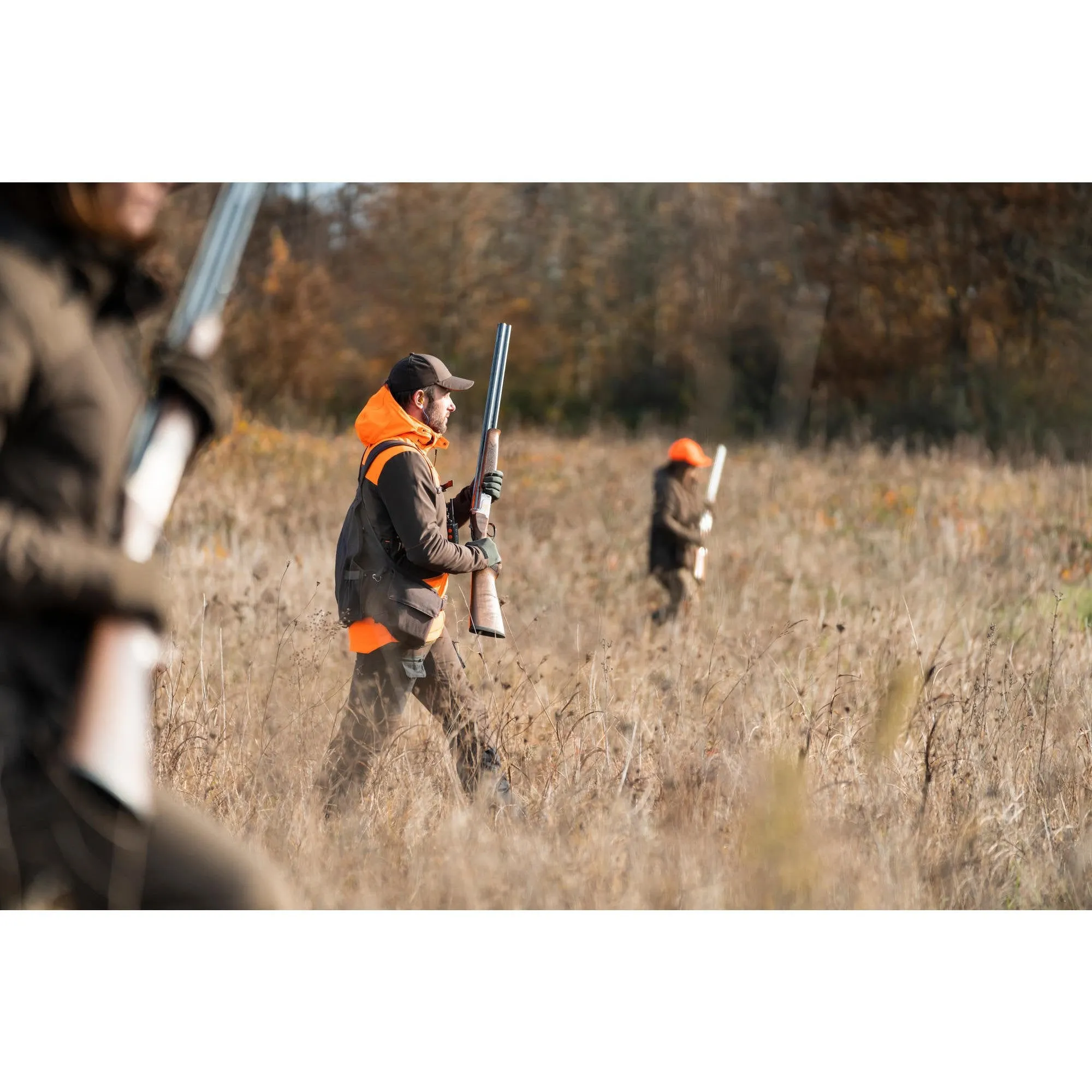 Hunting cap/cap 500 waterproof brown SOLOGNAC, coffee brown