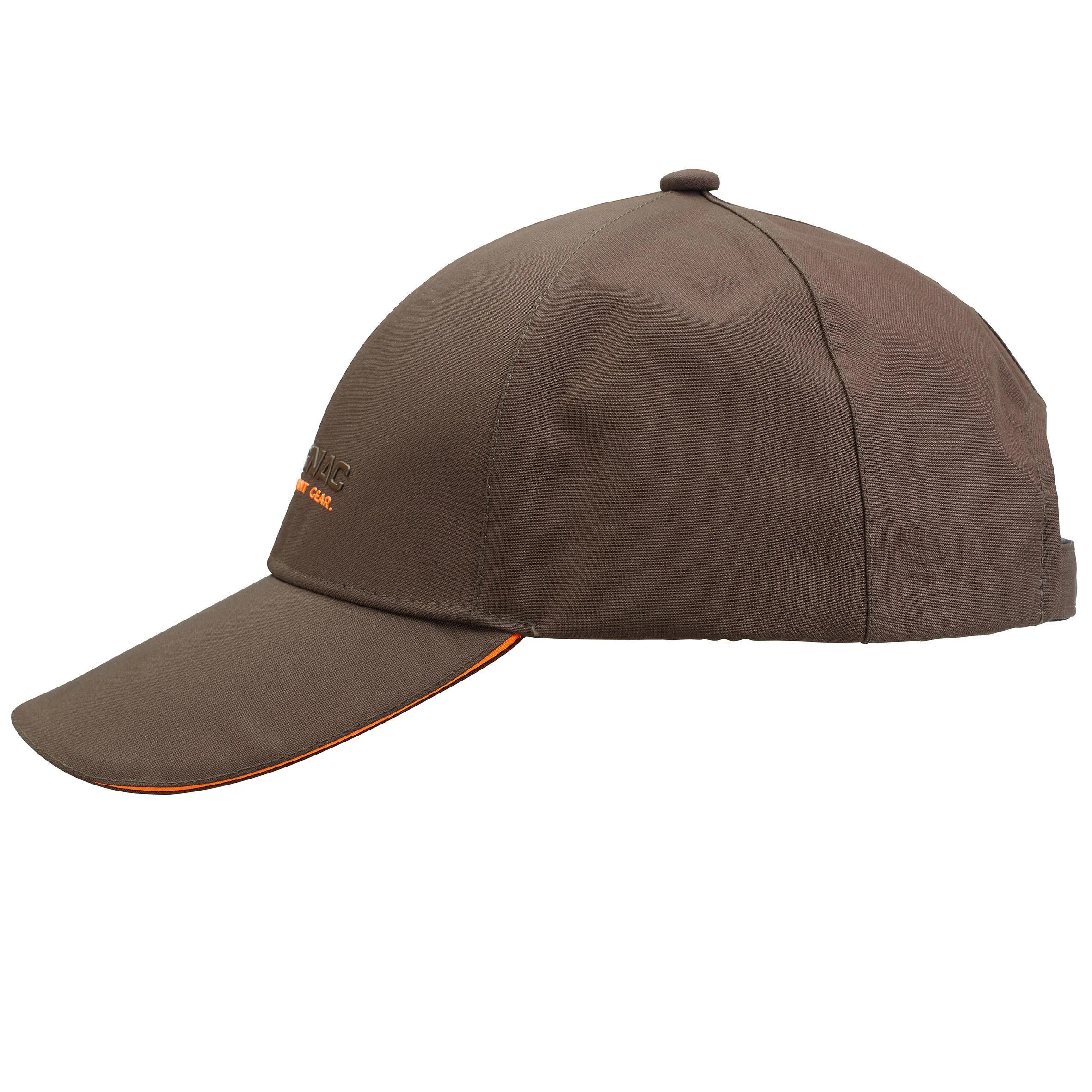 Hunting cap/cap 500 waterproof brown SOLOGNAC, coffee brown