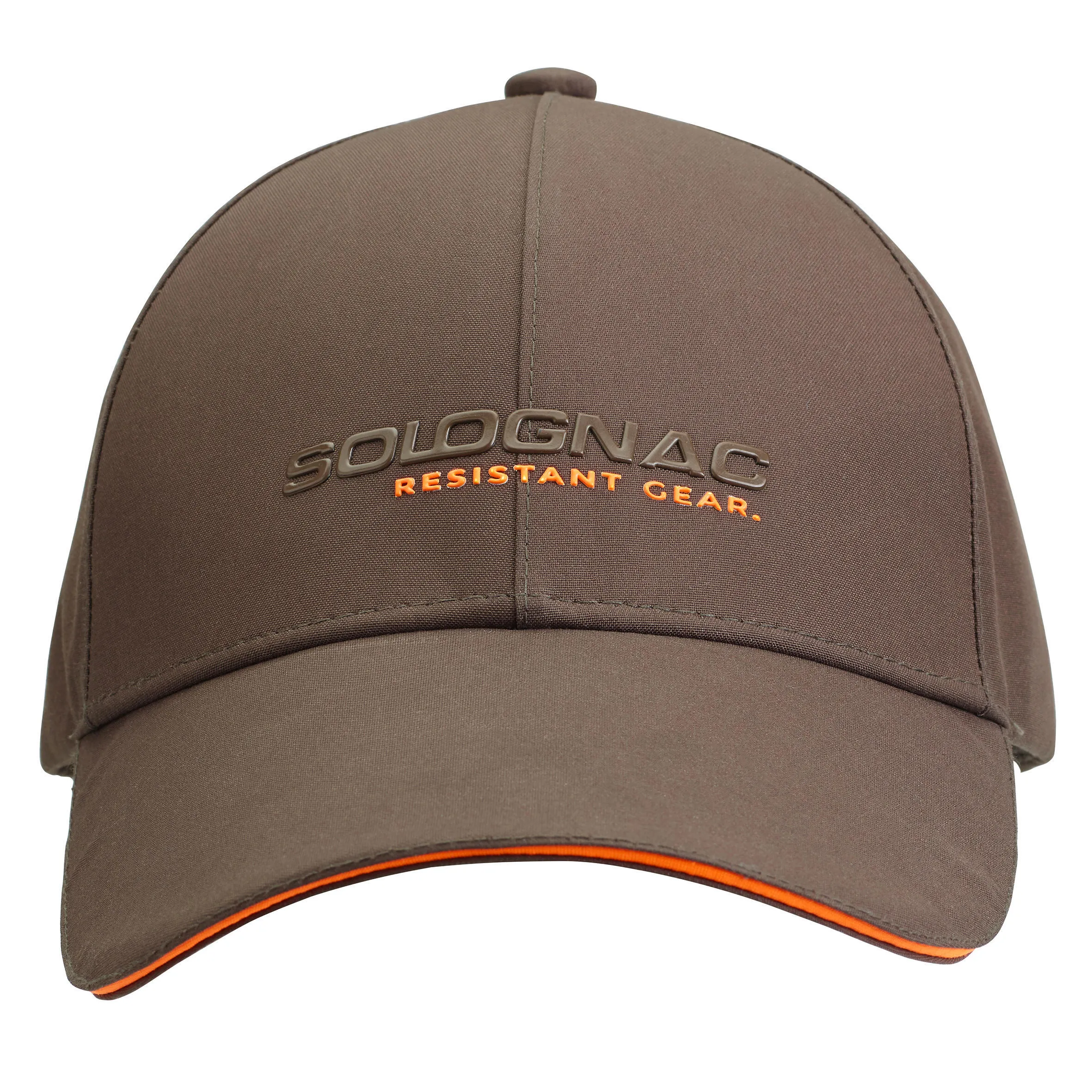 Hunting cap/cap 500 waterproof brown SOLOGNAC, coffee brown