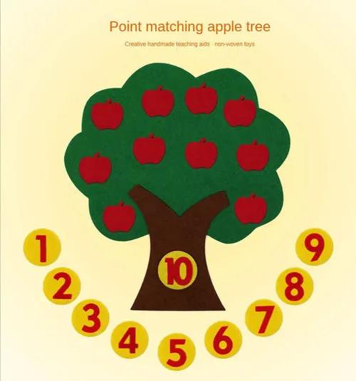 Interactive Felt Math Toy: Fun Digital Learning Aid for Kids 3 