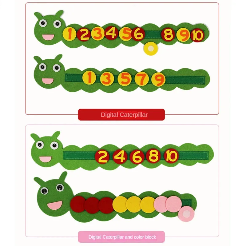 Interactive Felt Math Toy: Fun Digital Learning Aid for Kids 3 