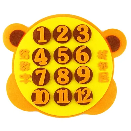 Interactive Felt Math Toy: Fun Digital Learning Aid for Kids 3 