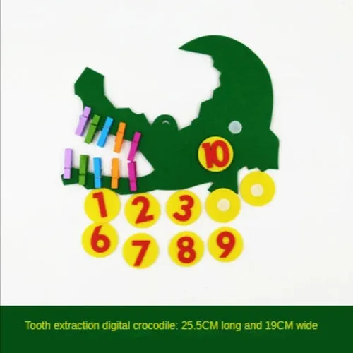 Interactive Felt Math Toy: Fun Digital Learning Aid for Kids 3 