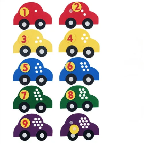 Interactive Felt Math Toy: Fun Digital Learning Aid for Kids 3 