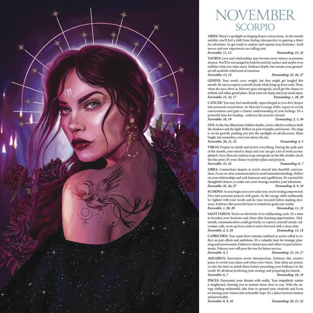 Llewellyn 2025 Wall Calendar - Astrological Calendar