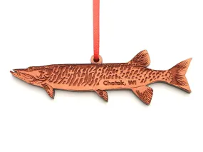 Lucky Day Muskie Custom Ornament ND
