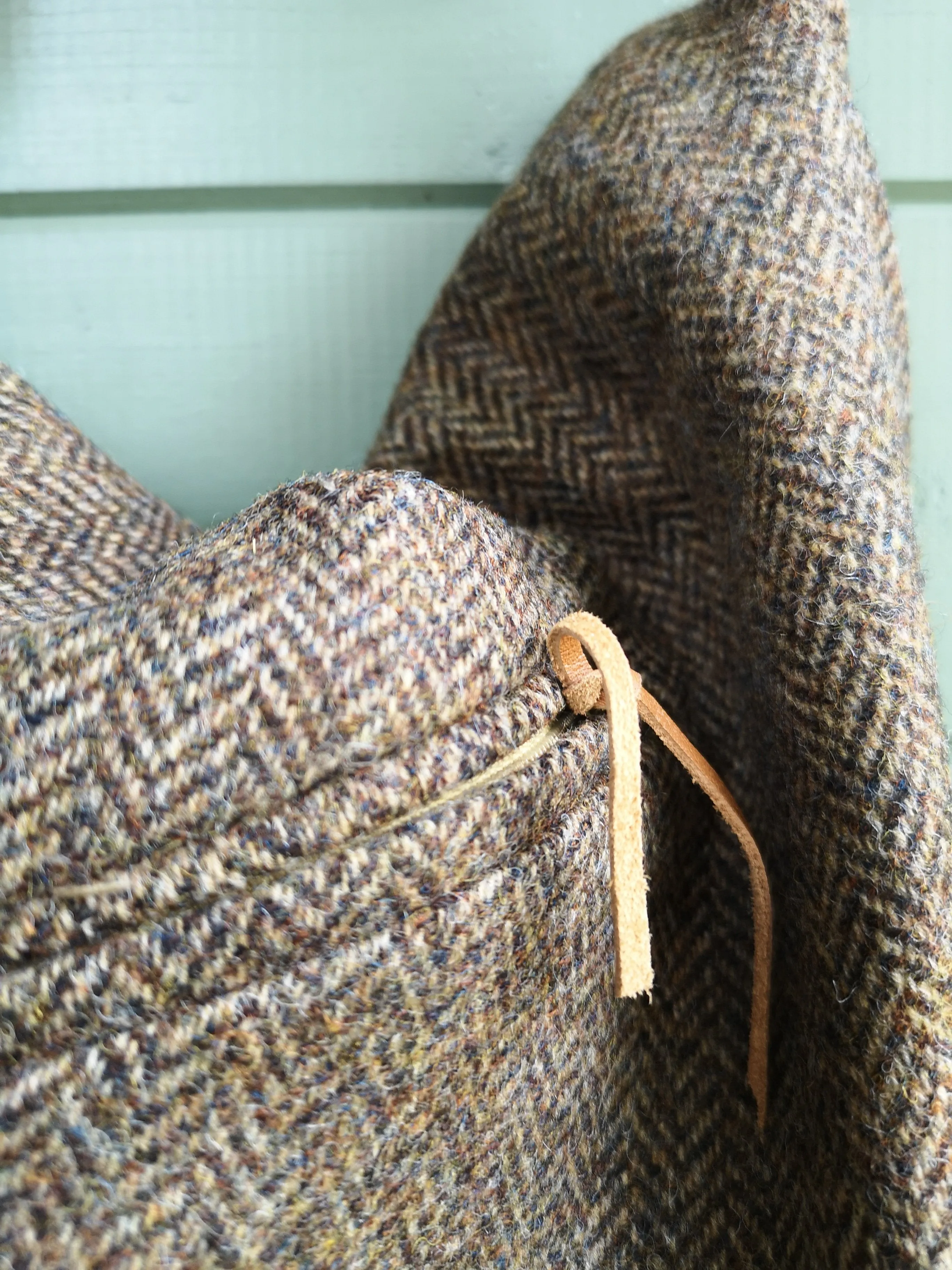 Ludford Slouch Bag - Country Brown British Tweed