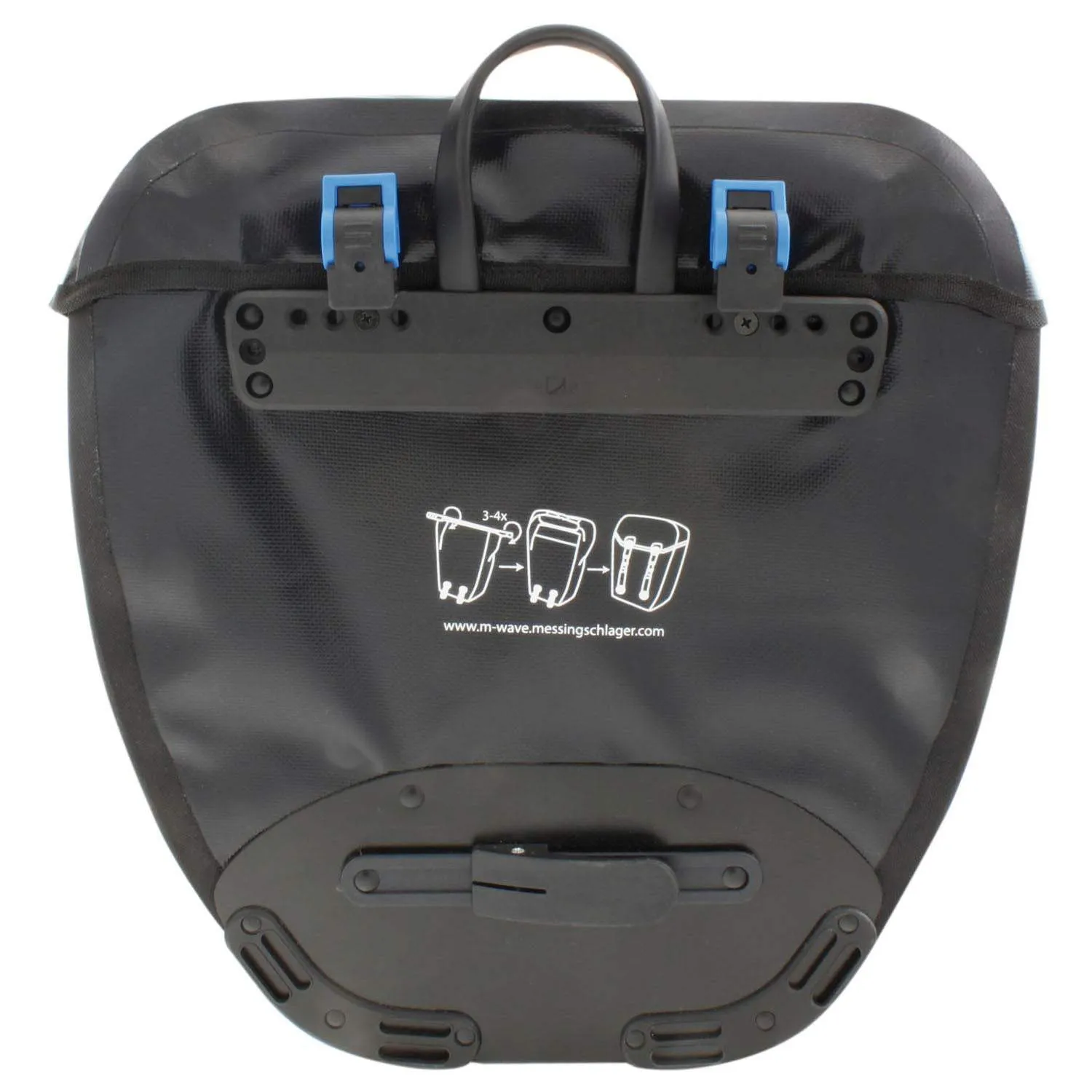 M-Wave Alberta 40L Pannier Bag Durable 40L Pannier Bags for Long-Haul Adventures