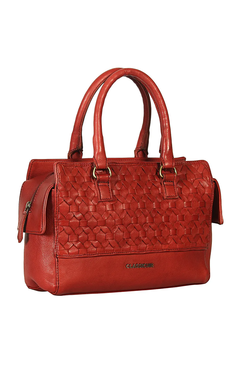 Nantes Cross Weave Shoulder Bag