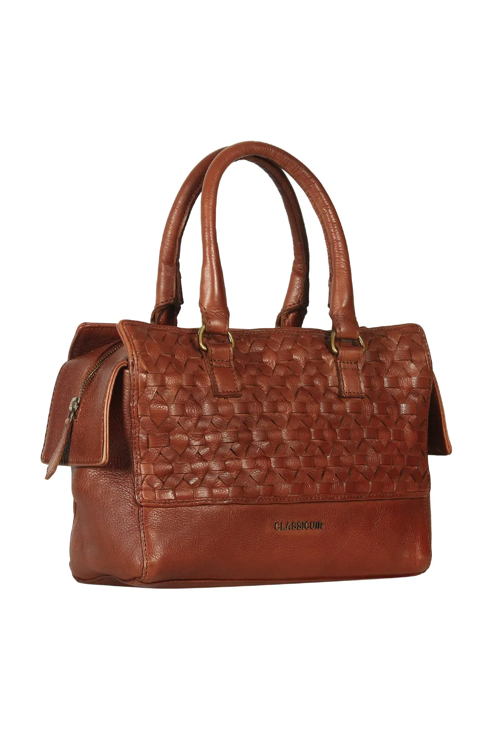 Nantes Cross Weave Shoulder Bag