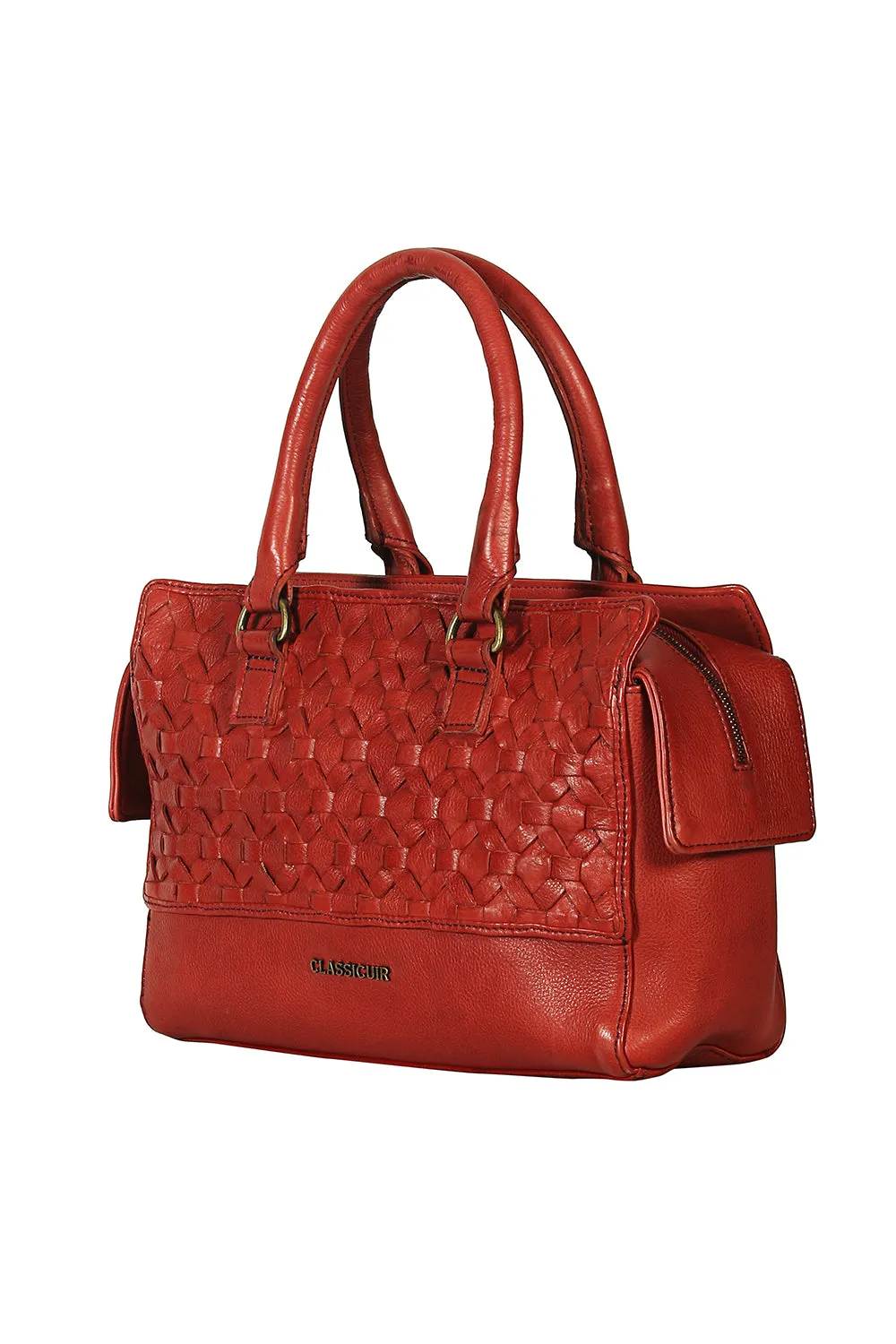 Nantes Cross Weave Shoulder Bag
