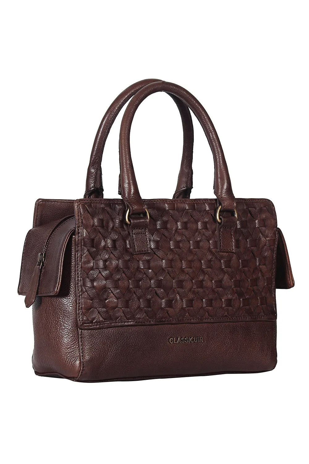 Nantes Cross Weave Shoulder Bag