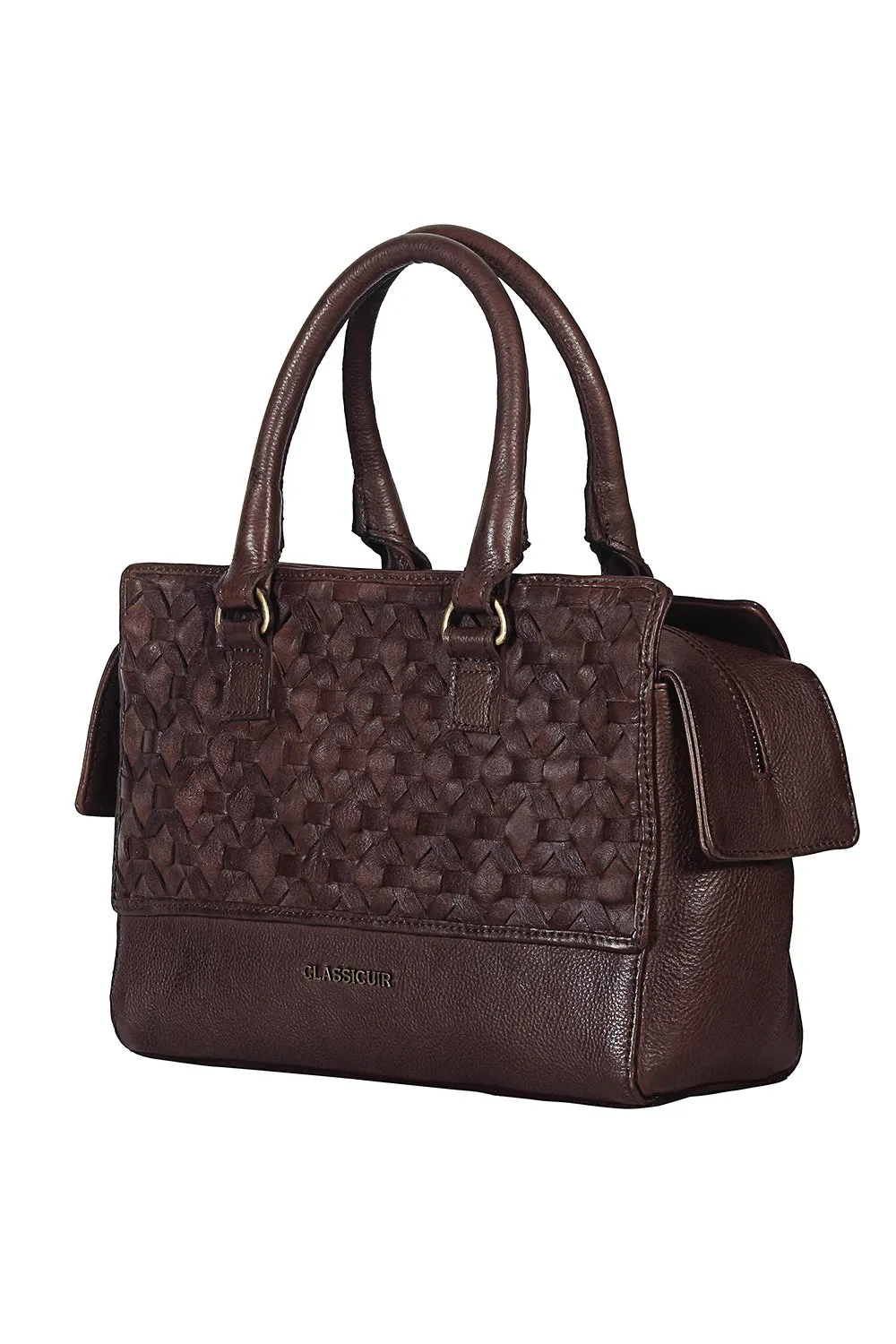 Nantes Cross Weave Shoulder Bag