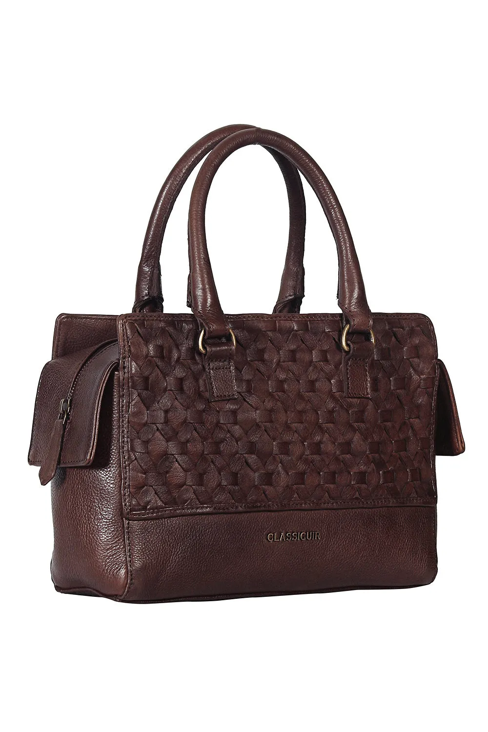 Nantes Cross Weave Shoulder Bag