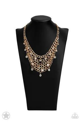 Necklaces Fishing for Compliments - Gold Blockbusters