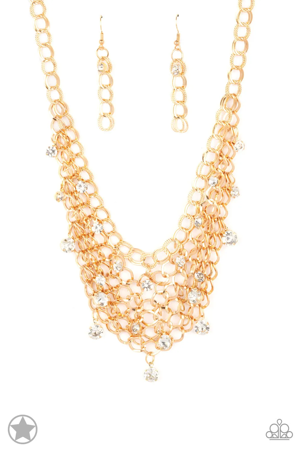 Necklaces Fishing for Compliments - Gold Blockbusters