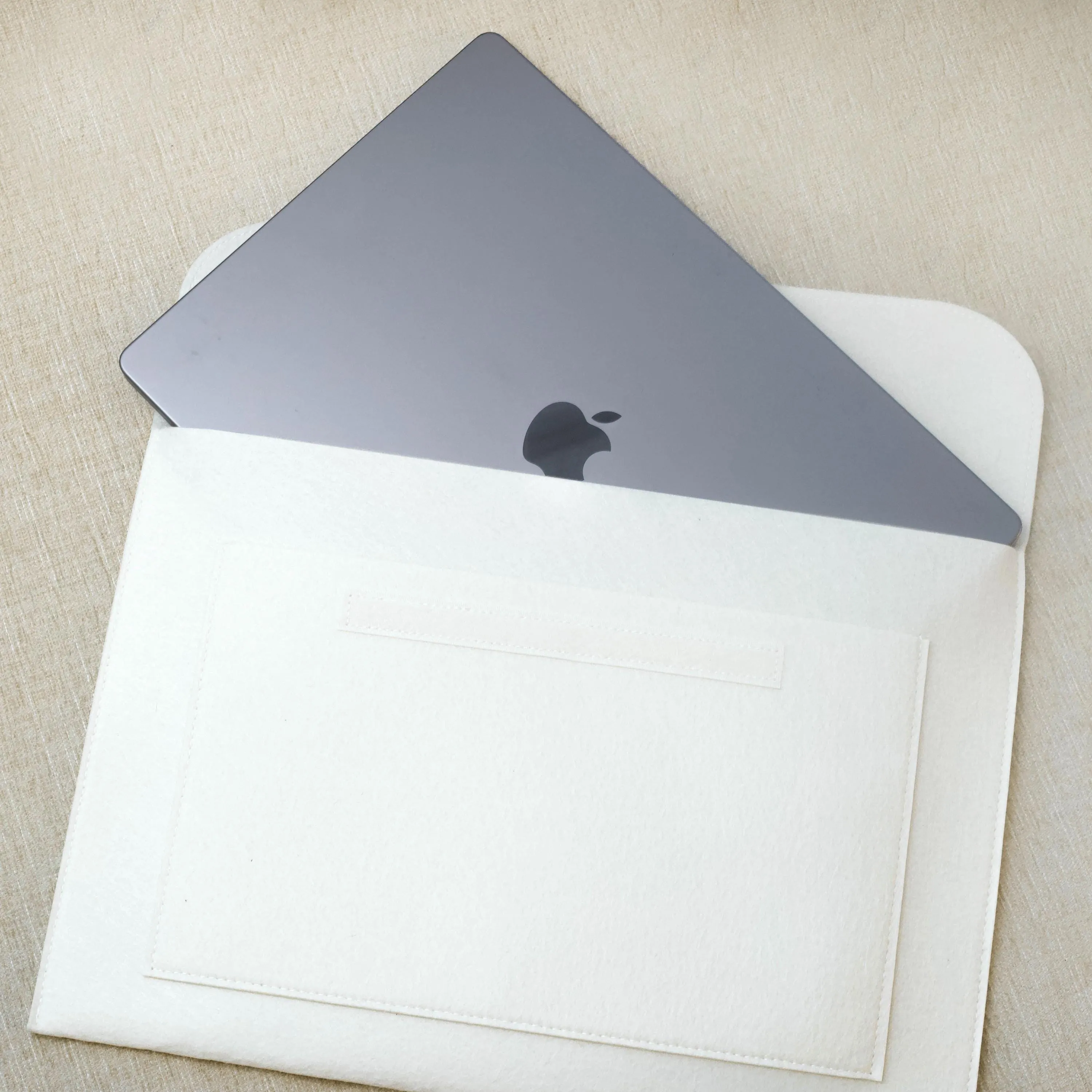 Personalised Monogram Felt Document Holder, Laptop Case, Paper Portfolio, A4 Document Organizer, Paper Document Case, A4 Paper Folder, Case