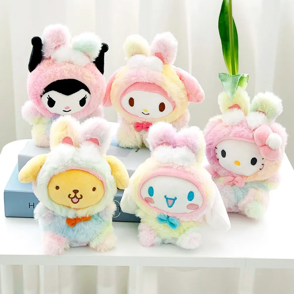 Pompompurin Rainbow Clip-On Plush