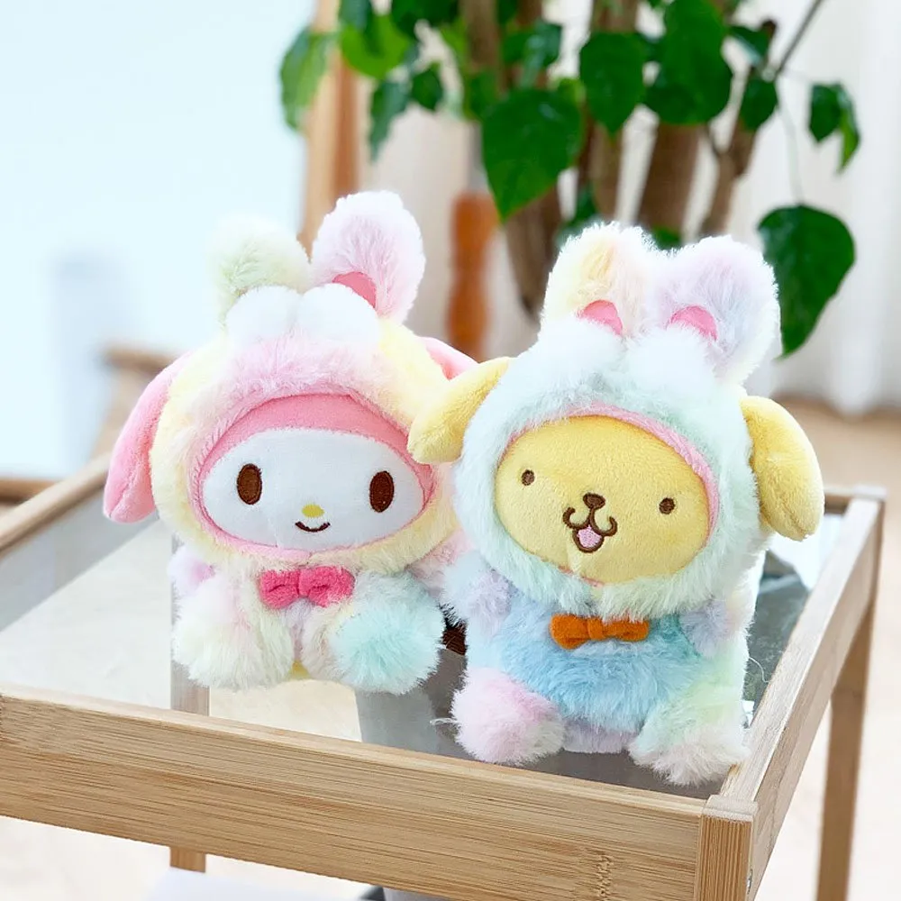 Pompompurin Rainbow Clip-On Plush