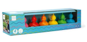 Rainbow Fishing Ducks Set